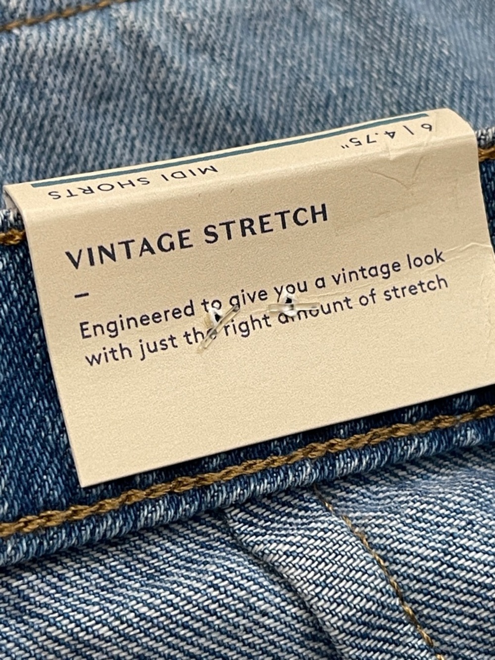 Universal Thread Medium Blue Denim Highest Rise A Line Jean Shorts - Picture 7 of 7